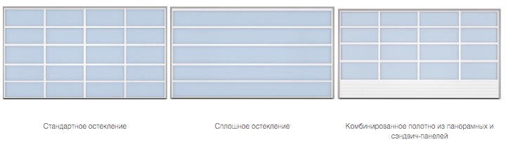 Варианты исполнения полотна