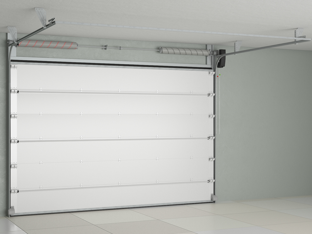 Промышленные секционные ворота ISD THERMALPRO. Внутренняя сторона